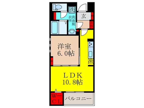 ラ・ルミエールの物件間取画像